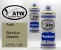 Preview: Audi, Bambus Metallic, LY1Z / U2: 400ml Sprühdose + 400ml Klarlack - Set, von ATW Autoteile West.